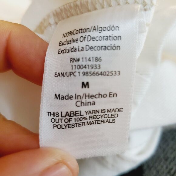 Frye White Denim Button Up Western Mini Dress Cowgirl Americana Size Medium NWOT - Picture 13 of 13